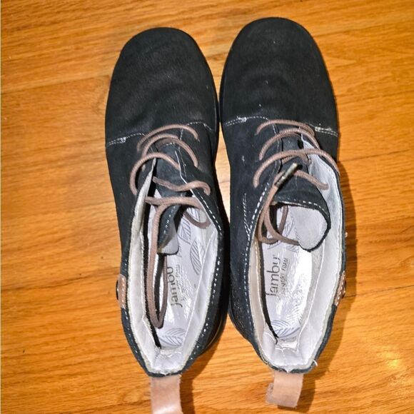 Jambu Rosella Black Leather Booties Womans Size 7.5M - Picture 5 of 7